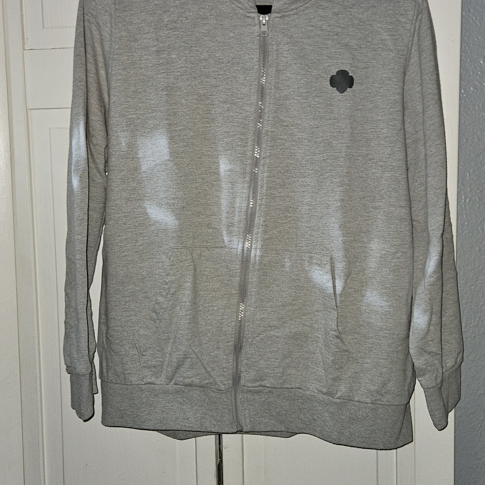 Gray Women's Zip-Up Hoodie